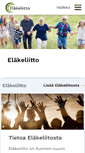 Mobile Screenshot of elakeliitto.fi
