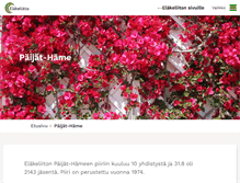 Tablet Screenshot of paijat-hame.elakeliitto.fi